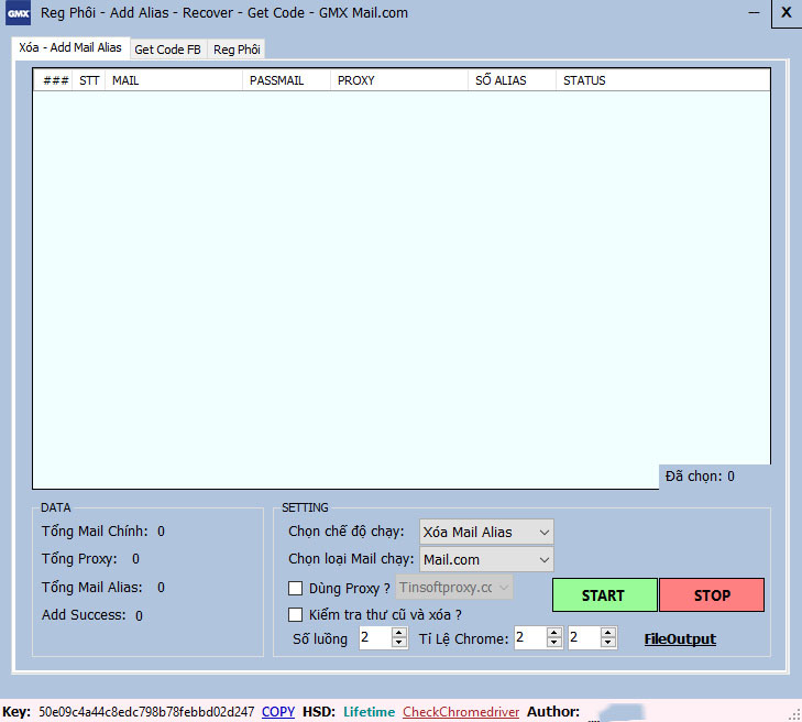Add Alias GMX MailCom