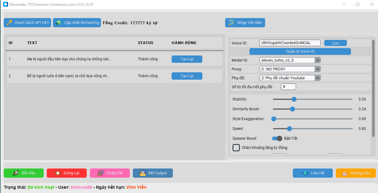 Elevenlabs TTS Premium