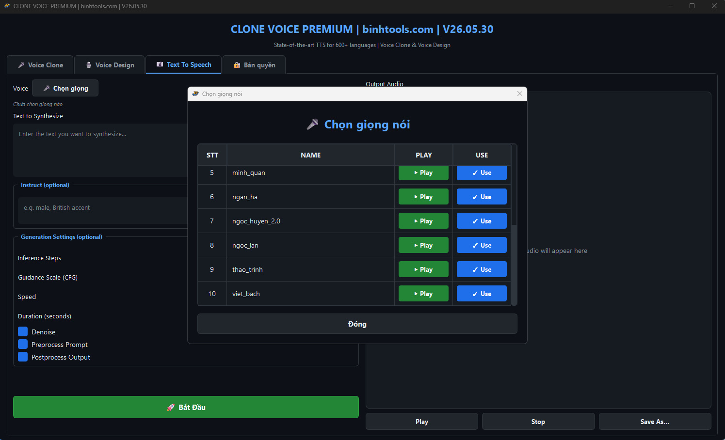 Clone Voice Premium