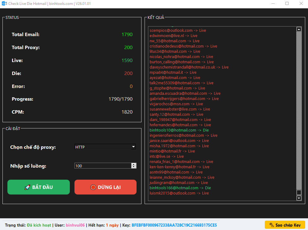 Check Live Die Hotmail