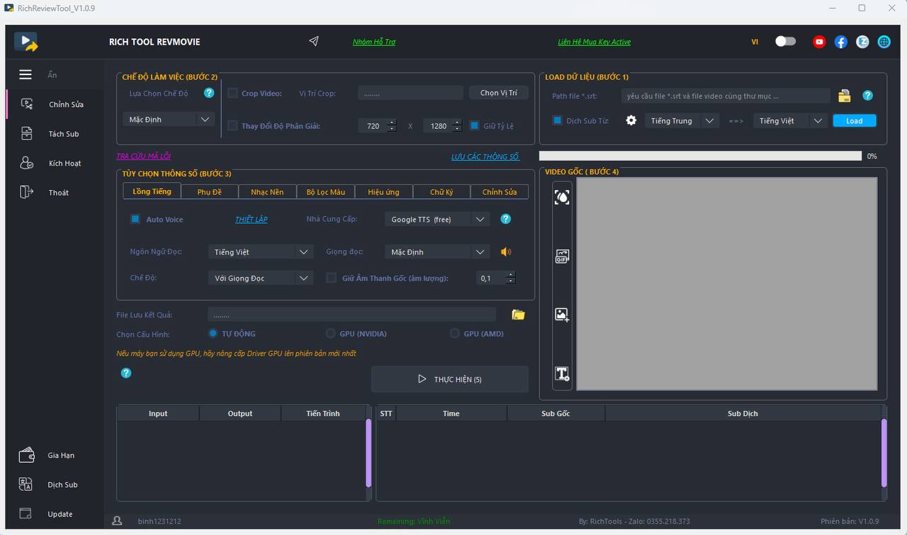 RichReviewTool